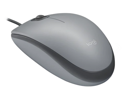 Logitech M110 Silent Optical USB Grijs Retail