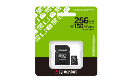SDXC Card Micro 256GB Kingston UHS-I Canvas Select Plus