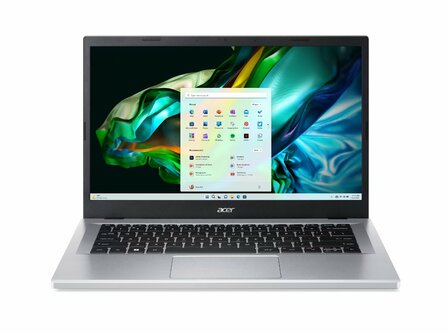 Acer 14,0&quot; i3-N/8GB/256GB/W11 Zilver Repack