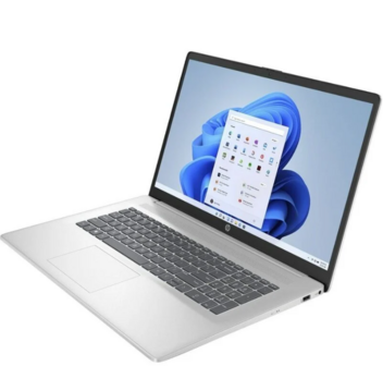 HP 17,3" R5-7/8GB/512GB/FHD IPS/W11 Zilver