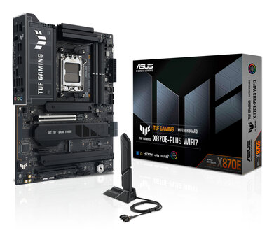 ASUS AM5 X870E-PLUS WIFI7 TUF GAMING - DDR5/4xM.2/HDMI/