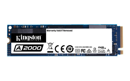 250GB M.2 PCIe NVMe Kingston A2000 3D/TLC/2000/1100