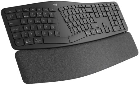 KB Logitech Ergo K860 for business Zwart Wireless