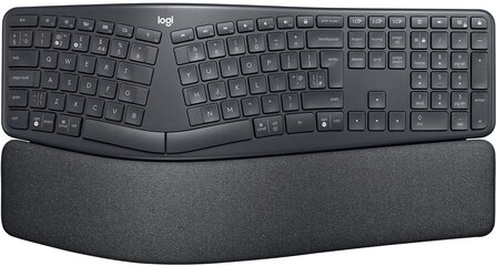 KB Logitech Ergo K860 for business Zwart Wireless