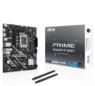 ASUS 1700 B760M-F WIFI PRIME - DDR5/2xM.2/DP/HDMI