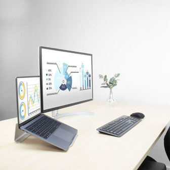 ACT AC8115 | Notebookstandaard 15.6" | Grijs