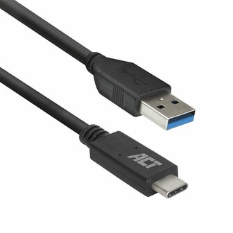 ACT AC7417 | USB 3.2 Gen 1 | USB-C naar USB-A | 2m | Zwart