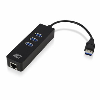 ACT AC6310 | USB 3.2 Gen 1 Interface Hub | Type-A | 5 Gbps | Zwart