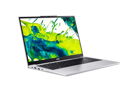 Acer 15,6" i5-13/16GB/512GB/FHD IPS/NoOS Zilver