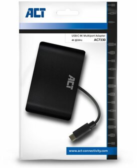 ACT AC7330 | Docking Station | USB-C | HDMI + VGA + USB | Zwart