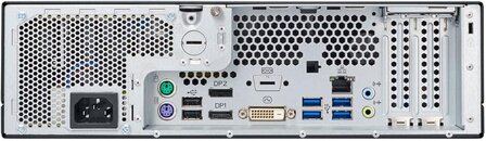 Fujitsu Esprimo D738 i5-8400 - 8GB - 256SSD - Windows 11 Pro + Dell P241H 24 inch Monitor