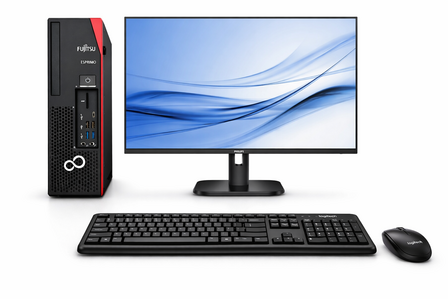 Fujitsu Esprimo D738 i5-8400 - 8GB - 256SSD - Windows 11 Pro + Philips 27 inch