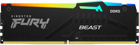 16GB DDR5/5600 CL36 Kingston FURY Beast Black RGB