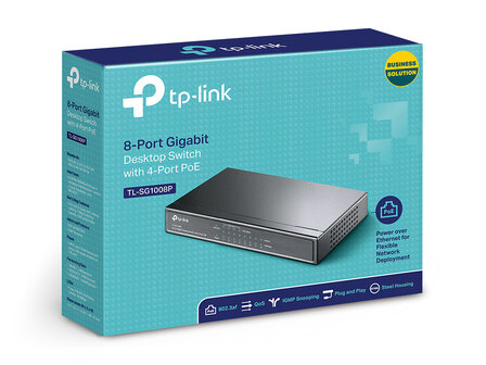 TP-Link 8Port 1Gbps PoE.