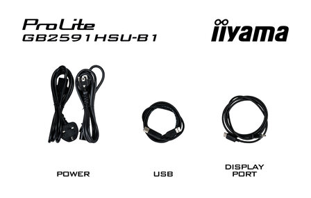 24" Iiyama G-Master GB2591HSU-B1 FHD/DP/2xHDMI/320Hz/IPS