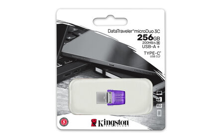 USB 3.2 FD 256GB Kingston DataTraveler microDuo 3C