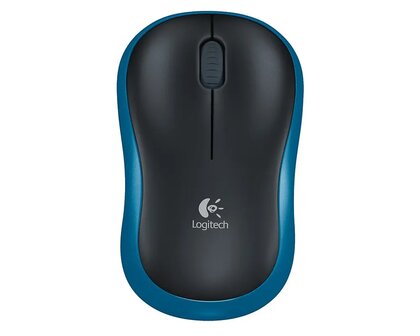 Logitech M185 Wireless Optical Retail Blauw