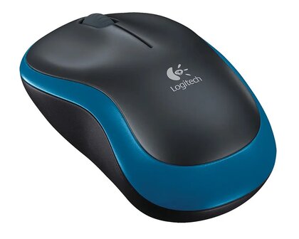Logitech M185 Wireless Optical Retail Blauw