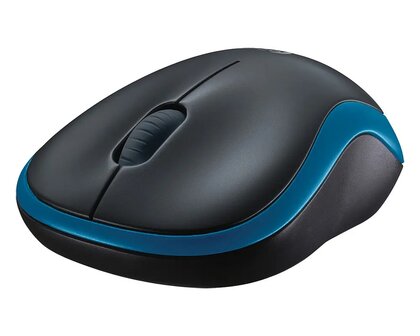 Logitech M185 Wireless Optical Retail Blauw