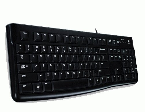 KB Logitech K120 voor Business Zwart bedraad OEM