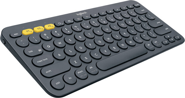 KB Logitech K380 Multi-Device BT Zwart draadloos Retail