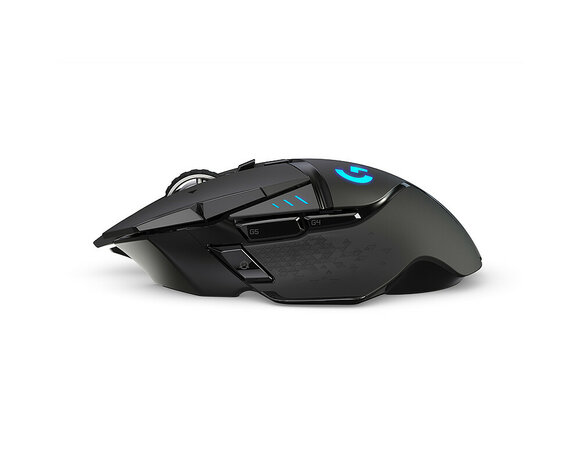 Logitech-G G502 LIGHTSPEED Optical USB Zwart Ret. Wirel.