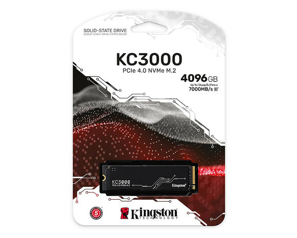 4TB M.2 PCIe NVMe Kingston KC3000 7000/7000