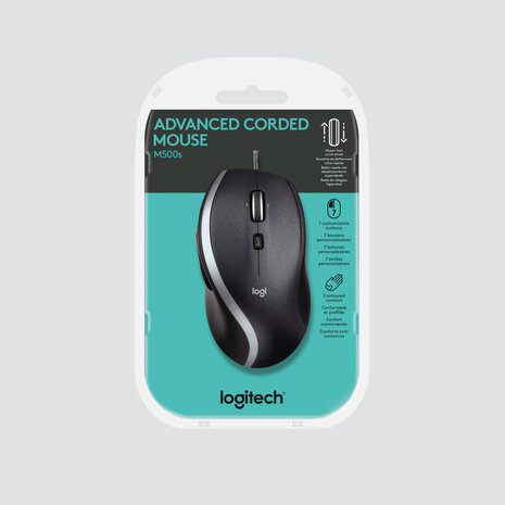 Logitech M500s Optical USB Zwart Retail