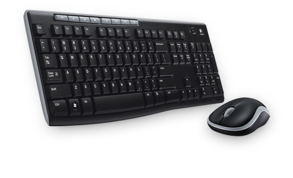 BE DT Logitech MK270 Zwart draadloos Retail