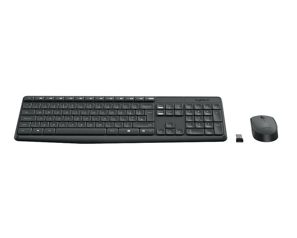 DT Logitech MK235 Zwart draadloos Retail