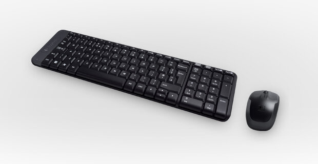 DT Logitech MK220 Zwart Wireless Retail