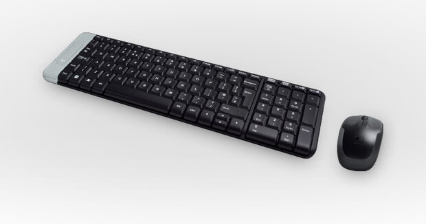 DT Logitech MK220 Zwart Wireless Retail