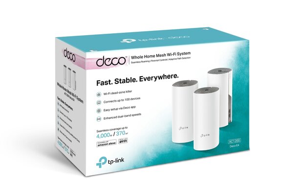 WIFI5 1167Mbps 2xRJ45 100Mbps - TP-Link Deco E4