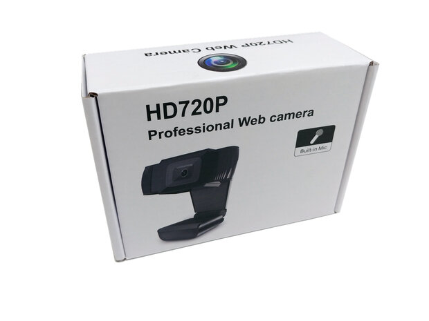 OEM Webcam HD 720P Retail - Zwart