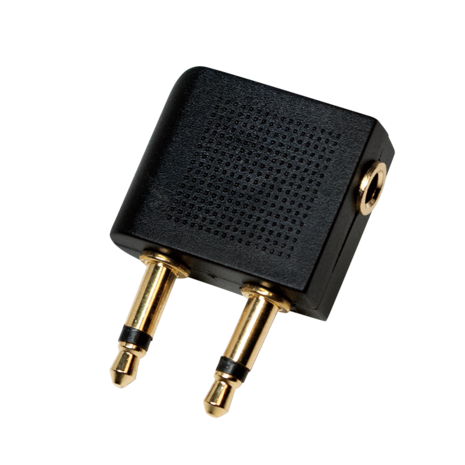 Adapter vliegtuig jack 1x  1x 3,5 mini jack LogiLink