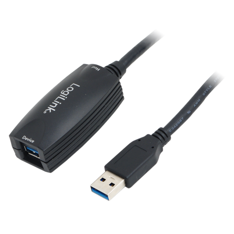 USB 3.0 A --> A 5.00m Verlenging LogiLink + versterker