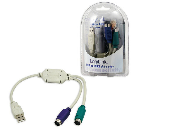 Adapter USB --> 2xPS/2 LogiLink