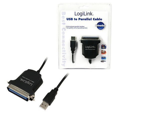 Adapter USB --> Parallel 36-pin Centronics LogiLink 1.50