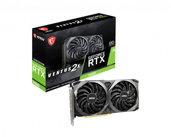 3060 MSI RTX VENTUS 2X 12G OC LHR 12GB/3xDP/HDMI