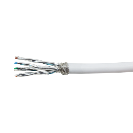 Cat7 Patch 305m. S/FTP Grijs LogiLink AWG27 Cu