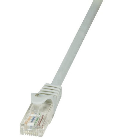 RJ45 10.00m Grijs Cat5e U/UTP LogiLink