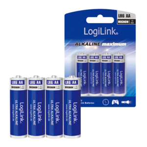 LogiLink Ultra Power batterij AA blister 4-stuks