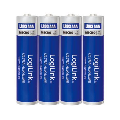 LogiLink Ultra Power batterij AAA blister 4-stuks