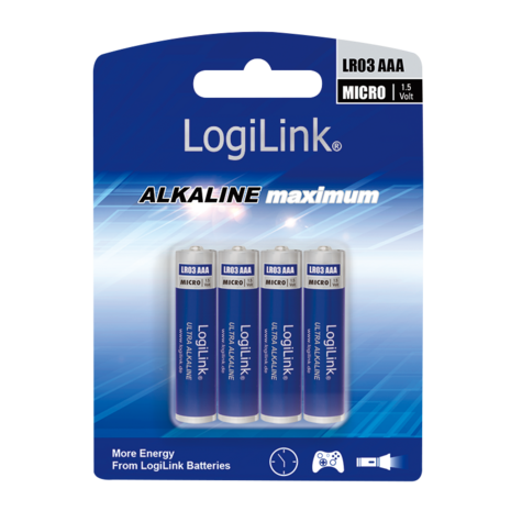 LogiLink Ultra Power batterij AAA blister 4-stuks