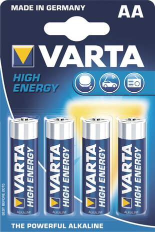 Varta High Energy batterij AA blister 4-stuks