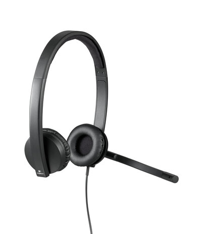 Logitech Headset H570e Stereo zwart