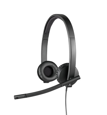 Logitech Headset H570e Stereo zwart
