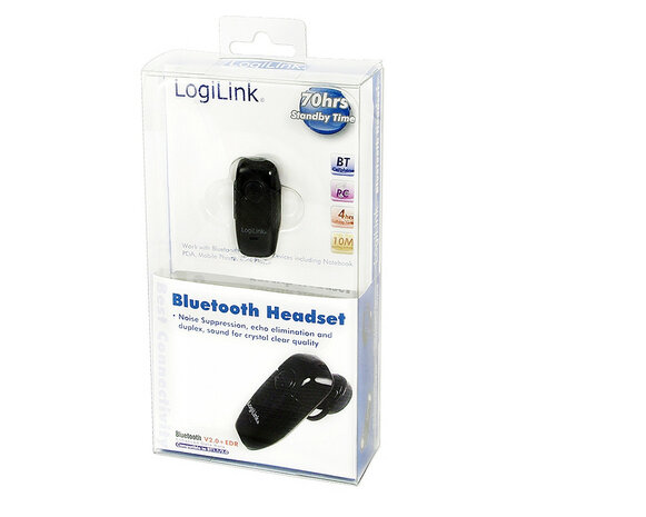 LogiLink BT0005 Bluetooth Headset V2.0 zwart