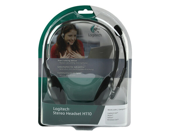 Logitech Stereo Headset H110 grijs