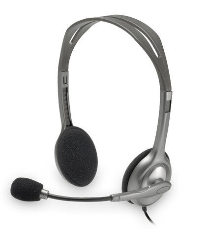 Logitech Stereo Headset H110 grijs